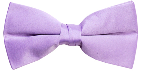 Lavender color on bow tie